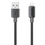WEKOME WDC-03 潮流エネルギーシリーズ 2.4A USB to 8ピン 編組データケーブル、長さ: 1m、USB to 8ピン