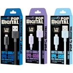 WEKOME WDC-03 潮流エネルギーシリーズ 2.4A USB to 8ピン 編組データケーブル、長さ: 1m、USB to 8ピン