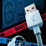 WEKOME WDC-03 潮流エネルギーシリーズ 2.4A USB to 8ピン 編組データケーブル、長さ: 1m、USB to 8ピン