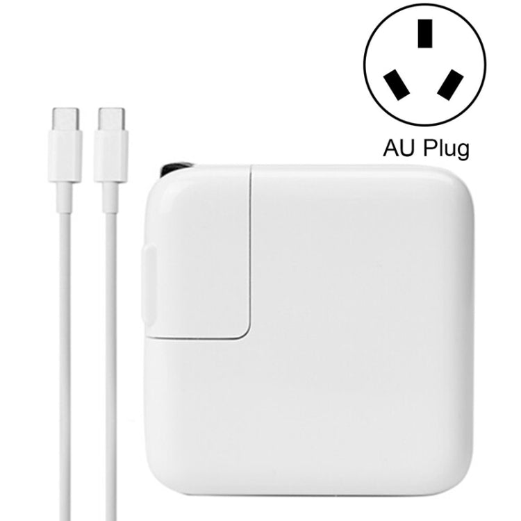 87WタイプC電源アダプター ポータブル充電器 1.8mタイプC充電ケーブル付き AUプラグ 87W AUプラグ
