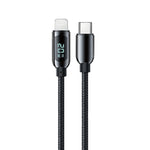 Mutural Li-CC001 1.2m PD20W デジタル表示 USB-C / Type-C から 8ピン充電データケーブル、Type-C から 8ピン
