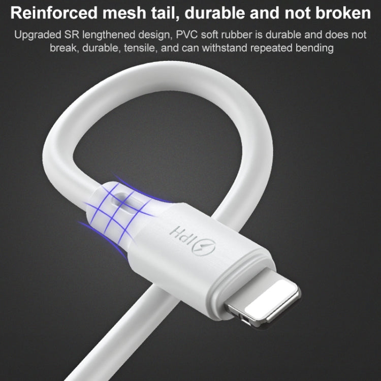 WK WDC-103 3A 3in1 8ピン + Micro USB + Type-C / USB-C フルスピードプロ充電データケーブル、長さ：1.15m