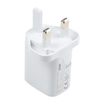 E087 20W USB-C / Type-C + USBポート 急速充電 トラベルチャージャー、UKプラグ、UKプラグ
