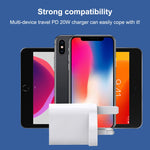 E087 20W USB-C / Type-C + USBポート 急速充電 トラベルチャージャー、UKプラグ、UKプラグ