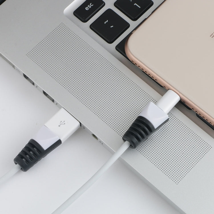 2個入り 断線防止USB充電ケーブルワインダー 保護ケース スリーブ