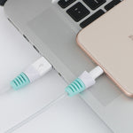 2個入り 断線防止USB充電ケーブルワインダー 保護ケース スリーブ