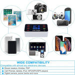 A9 Plus（グローバル版）多機能 AC 100V~240V 8ポート USB デジタル表示 LCD 着脱式充電ステーション スマートチャージャー ワイヤレス充電対応 QC3.0対応、A9 Plus（グローバル版）