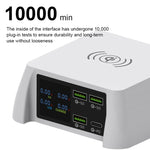F96 100W USB x3 + PD 多機能スマートワイヤレス充電器 充電ステーション