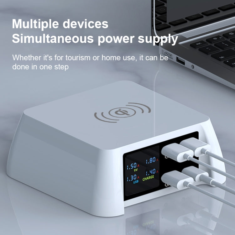 F96 100W USB x3 + PD 多機能スマートワイヤレス充電器 充電ステーション