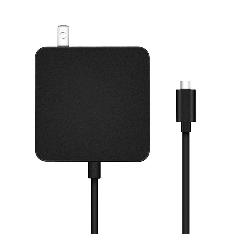 45W USB-C / タイプC電源アダプター ノートパソコン用ポータブル充電器 タイプC充電ケーブル付き USプラグ 45W USプラグ / ブラック