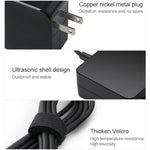 45W USB-C / タイプC電源アダプター ノートパソコン用ポータブル充電器 タイプC充電ケーブル付き USプラグ 45W USプラグ / ブラック