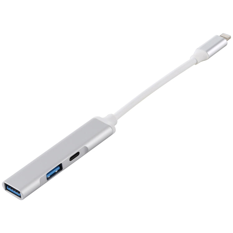 S-206 3イン1 8ピンオスから2 x USB 3.0 + 8ピンメス カメラリーダーアダプター、S-206