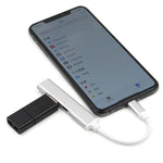 S-206 3イン1 8ピンオスから2 x USB 3.0 + 8ピンメス カメラリーダーアダプター、S-206