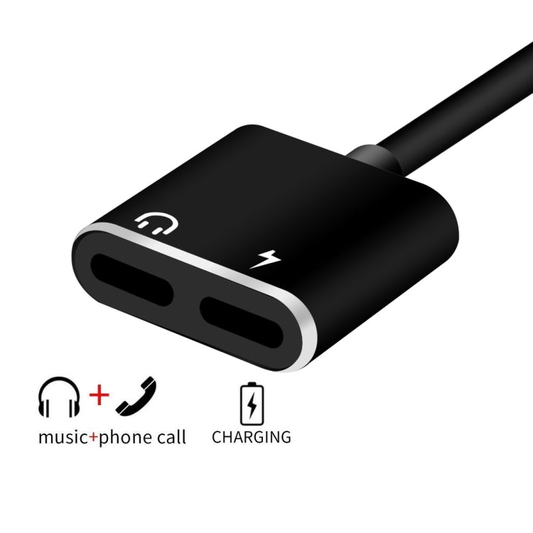 ENKAY Hat-prince HC-15 8ピン＋3.5mmジャックから8ピン充電オーディオアダプターケーブル、iOS 15.0まで対応