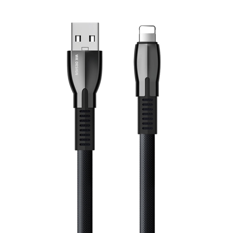 WK WDC-107i 1m 2.4A セイント亜鉛合金シリーズ USBから8ピン データ同期充電ケーブル、8ピン