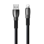 WK WDC-107i 1m 2.4A セイント亜鉛合金シリーズ USBから8ピン データ同期充電ケーブル、8ピン