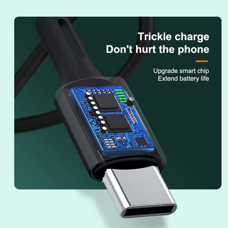 WK WDC-136 USB to 8ピン 3A急速充電データケーブル、USB to 8ピン（ブラック）、USB to 8ピン（ホワイト）