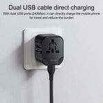 USAMS US-CC173 T55 12W ユニバーサルマルチプラグトラベルチャージャー, US-CC173 T55