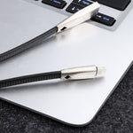 AWEI CL-95 USBから8ピン ポータブル急速充電 TPE + アルミ合金データケーブル、2A、長さ：1m