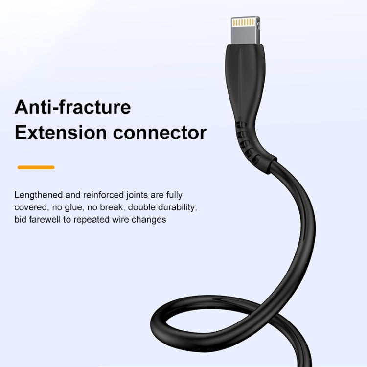awei CL-115L 1m 2.4A USB to 8ピン充電ケーブル