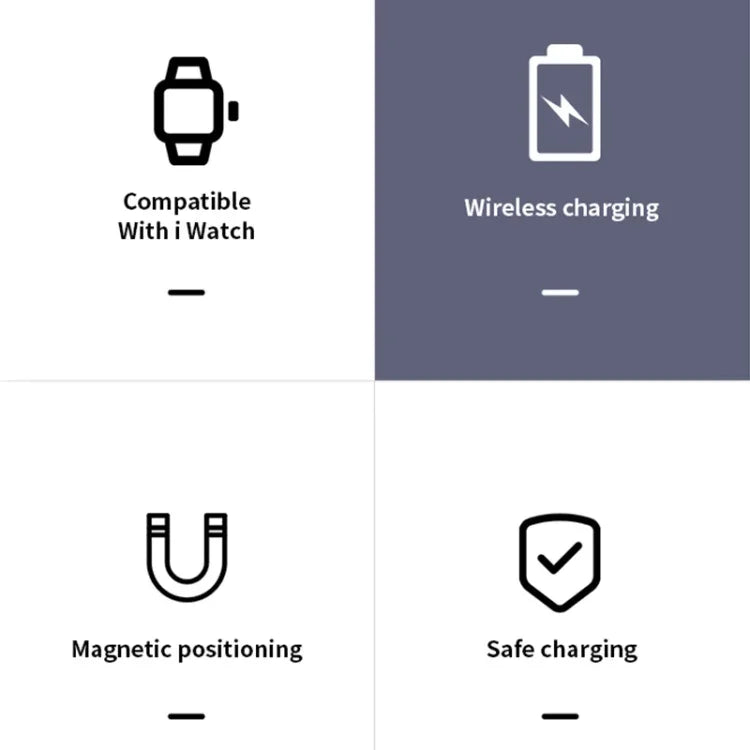 K02 ユニバーサルポータブル磁気ワイヤレス充電器 Apple Watch Series 6 / 5 / SE / 4 / 3 / 2 / 1用