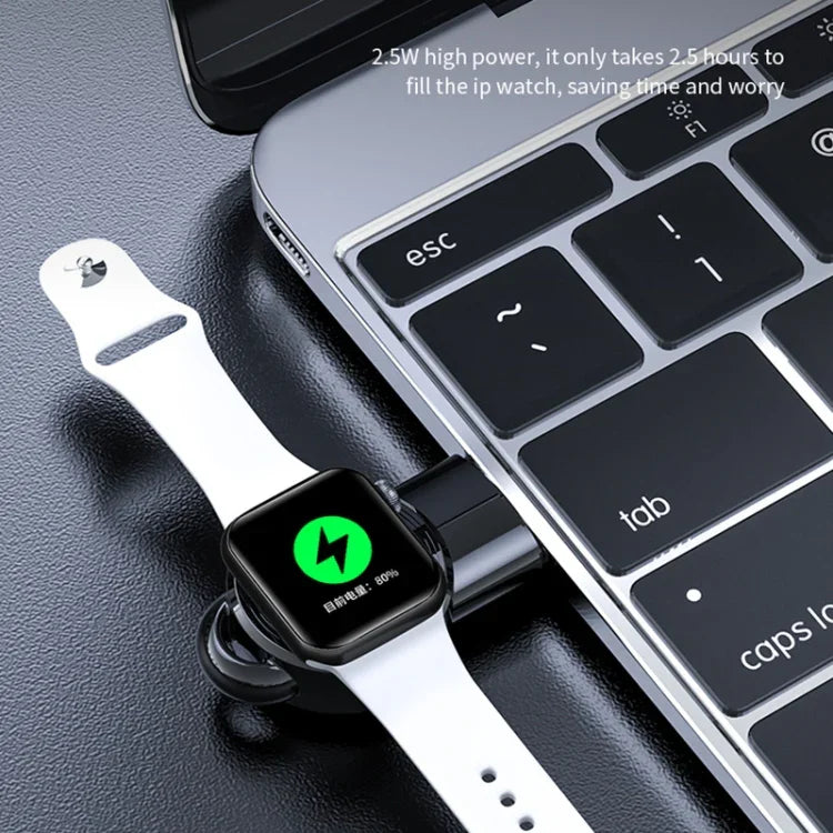 K02 ユニバーサルポータブル磁気ワイヤレス充電器 Apple Watch Series 6 / 5 / SE / 4 / 3 / 2 / 1用