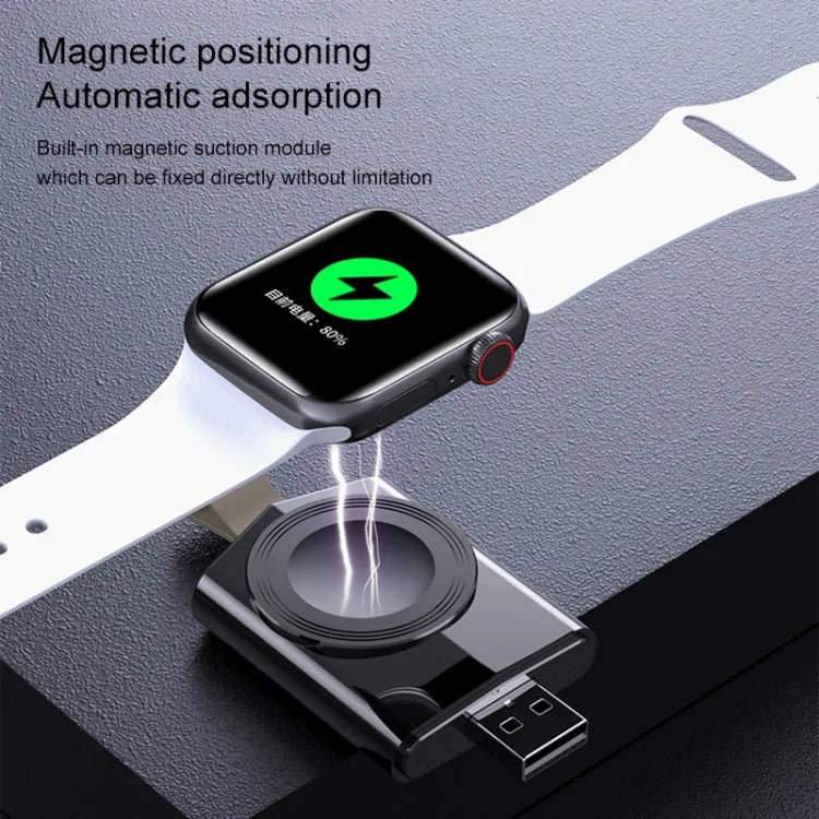 K03 ユニバーサルポータブル磁気ワイヤレス充電器 Apple Watch Series 6 / 5 / SE / 4 / 3 / 2 / 1用