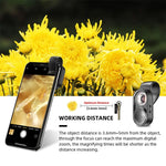 APEXEL APL-MS001 100Xスマートフォン顕微鏡LEDライト付き、APL-MS001