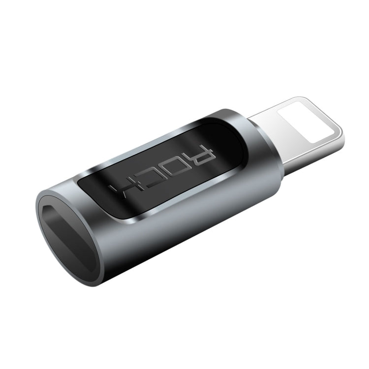 ROCK 2.1A ポータブルUSB-C/Type-C から 8ピンオーディオコンバーターイヤホンアダプター