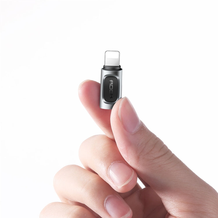 ROCK 2.1A ポータブルUSB-C/Type-C から 8ピンオーディオコンバーターイヤホンアダプター