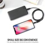 ROCK 2.1A ポータブルUSB-C/Type-C から 8ピンオーディオコンバーターイヤホンアダプター
