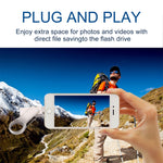 RQW-10D 2イン1 USB 2.0 & 8ピン 32GB フラッシュドライブ, RQW-10D