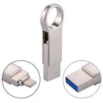 RQW-10D 2-in-1 USB 2.0 & 8ピン 16GB フラッシュドライブ、RQW-10D