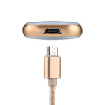 RQW-18S 8ピン 64GB 多機能フラッシュディスクドライブ USB / Micro USB to Micro USB ケーブル付き、RQW-18S ゴールド