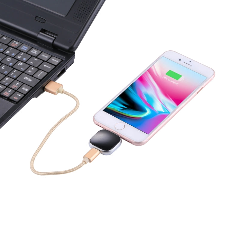 RQW-18S 8ピン 128GB 多機能フラッシュディスクドライブ USB / Micro USB to Micro USB ケーブル付き、RQW-18S ブラック
