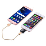 RQW-18S 8ピン 128GB 多機能フラッシュディスクドライブ USB / Micro USB to Micro USB ケーブル付き、RQW-18S ブラック