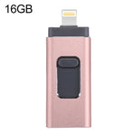easyflash RQW-01B 3-in-1 USB 2.0 & 8ピン & Micro USB 16GB フラッシュドライブ, RQW-01B ブラック, RQW-01B ゴールド, RQW-01B ローズゴールド, RQW-01B シルバー