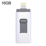 easyflash RQW-01B 3-in-1 USB 2.0 & 8ピン & Micro USB 16GB フラッシュドライブ, RQW-01B ブラック, RQW-01B ゴールド, RQW-01B ローズゴールド, RQW-01B シルバー