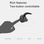 AWEI T1 スポーツヘッドセット IPX4防水 ワイヤレスBluetooth V4.2 ステレオイヤホン TWS対応、T1