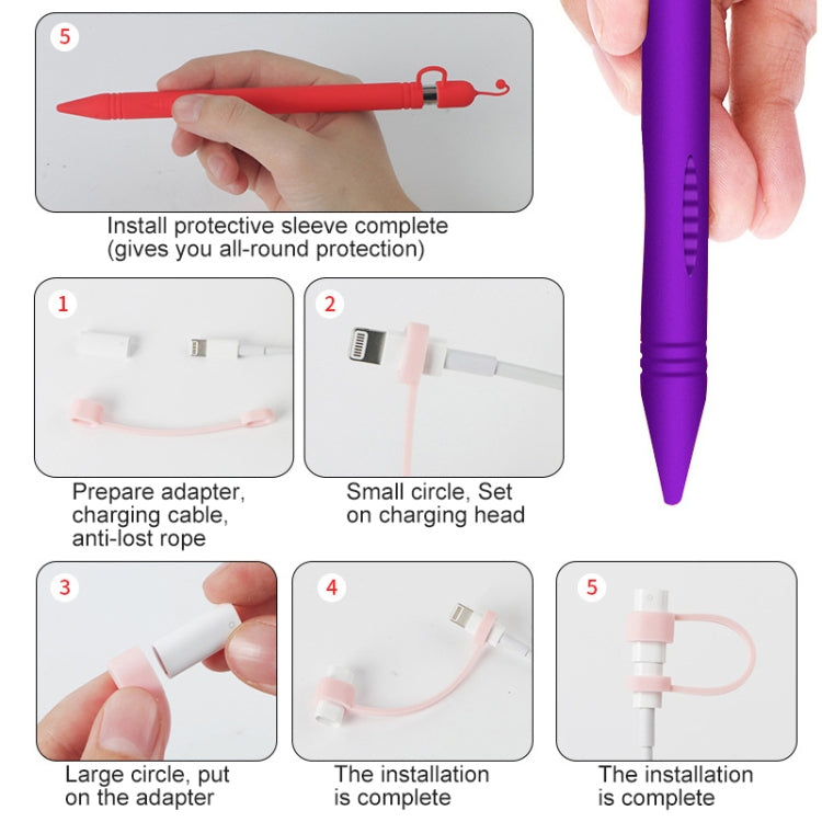 Apple Pencil用ペンカバー 紛失防止保護カバー