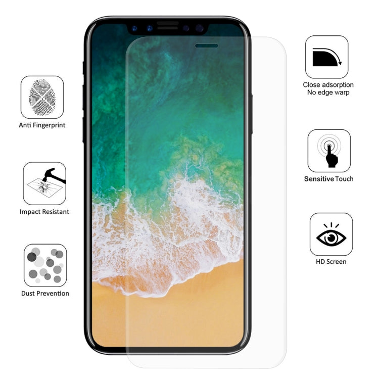 ENKAY Hat-Prince 0.1mm 3D全面スクリーンプロテクター 爆発防止ハイドロゲルフィルム iPhone XS Max用 TPU+TPE+PET素材、iPhone XS Max対応