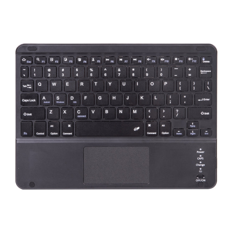 X-11BC スキンプレーンテクスチャ 着脱式 Bluetooth キーボード タブレットケース iPad Pro 11インチ 2020 / 2018用、タッチパッド＆ペンスロット付き