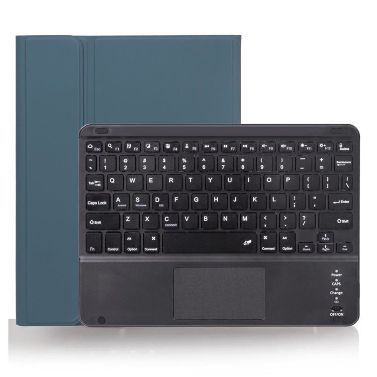 X-11BC スキンプレーンテクスチャ 着脱式 Bluetooth キーボード タブレットケース iPad Pro 11インチ 2020 / 2018用、タッチパッド＆ペンスロット付き