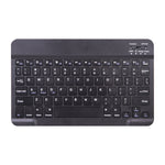 X-11B Skin Plain Texture Detachable Bluetooth Keyboard Tablet Case for iPad Pro 11 inch 2020 / 2018, with Pen Slot, Black Keyboard