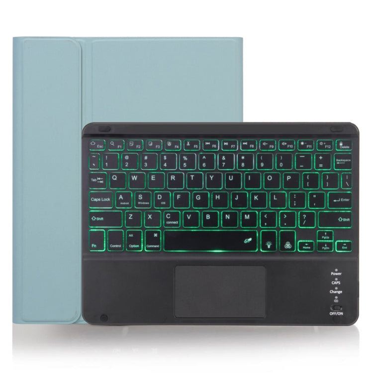 X-11BCS スキンプレーンテクスチャ 着脱式 Bluetooth キーボード タブレットケース iPad Pro 11インチ 2020 / 2018用、タッチパッド＆ペンスロット＆バックライト付き