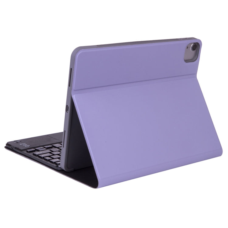 X-11BCS スキンプレーンテクスチャ 着脱式 Bluetooth キーボード タブレットケース iPad Pro 11インチ 2020 / 2018用、タッチパッド＆ペンスロット＆バックライト付き