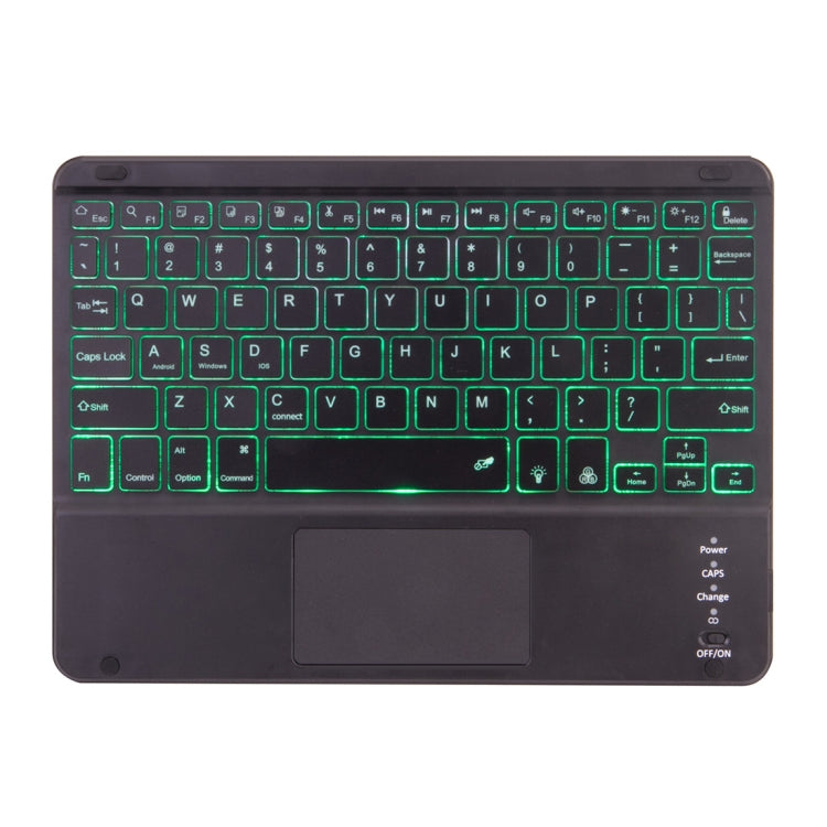 X-11BCS スキンプレーンテクスチャ 着脱式 Bluetooth キーボード タブレットケース iPad Pro 11インチ 2020 / 2018用、タッチパッド＆ペンスロット＆バックライト付き