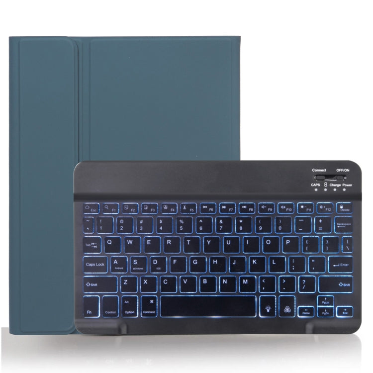 X-11BS スキンプレーンテクスチャー着脱式Bluetoothキーボードタブレットケース iPad Pro 11インチ 2020 / 2018対応、ペンスロット＆バックライト付き、ブラックキーボード