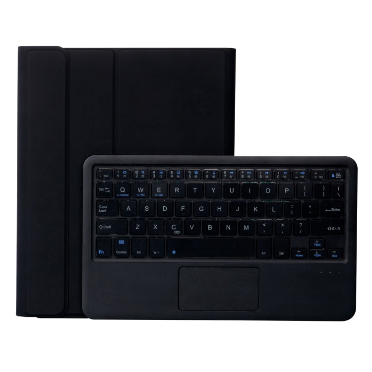 YT11B-A 着脱式キャンディーカラーBluetoothキーボード革製タブレットケース タッチパッド＆ペンスロット＆ホルダー付き iPad Pro 11 2022 / 2021 / Air 5 / Air 4用
