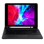 YT11B-A 着脱式キャンディーカラーBluetoothキーボード革製タブレットケース タッチパッド＆ペンスロット＆ホルダー付き iPad Pro 11 2022 / 2021 / Air 5 / Air 4用